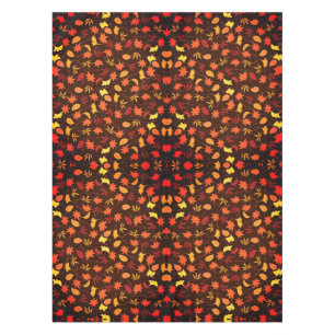 Pattern Leaves Tablecloth Autumn