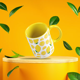 Pattern lemon fruit Coffee Mug