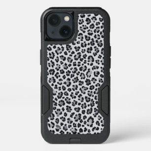 Pattern Leopard Print Gray iPhone 13 Case
