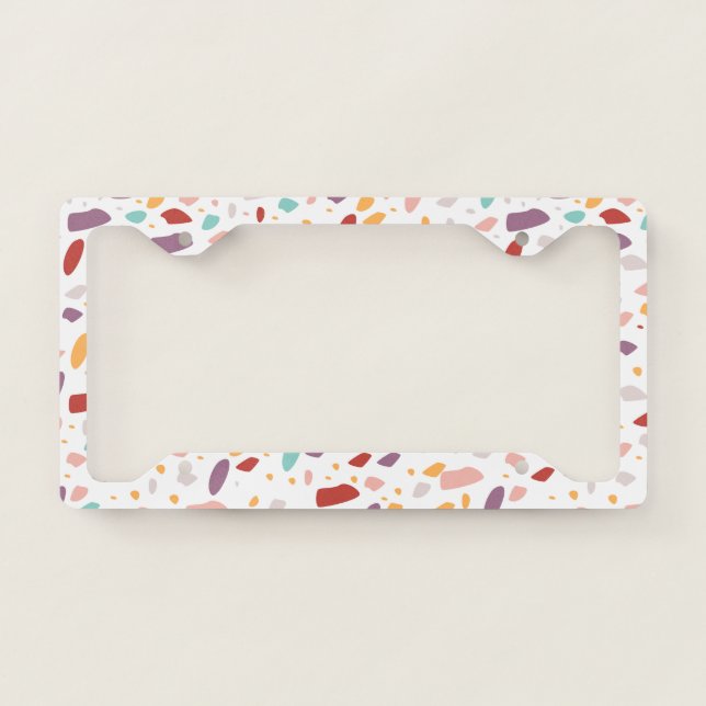 pattern license plate frame (Front)