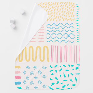 Pattern lines baby blanket