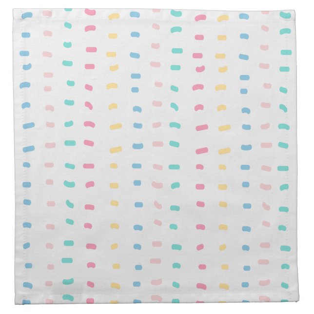 Pattern lines cloth napkin (Front)