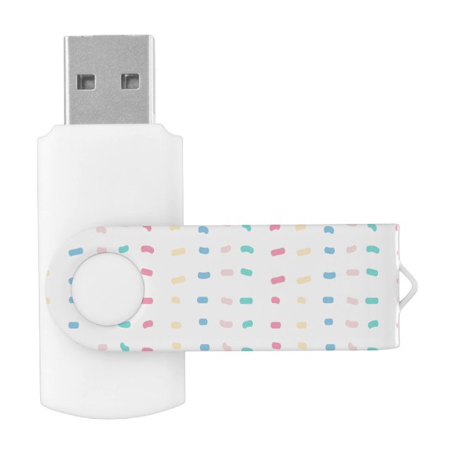 Pattern lines flash drive (Opened)