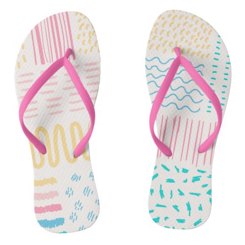 Pattern lines flip flops