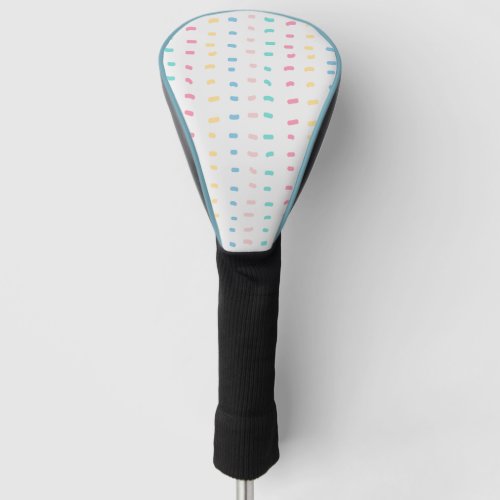 Pattern lines golf head cover