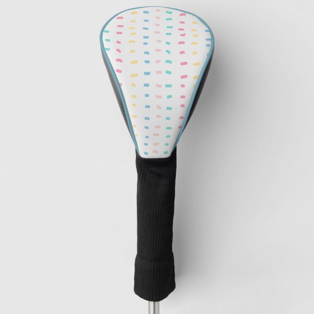 Pattern lines golf head cover (Front)