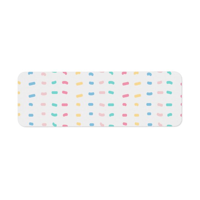 Pattern lines label (Front)