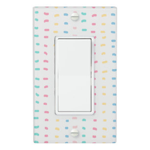 Pattern lines light switch cover