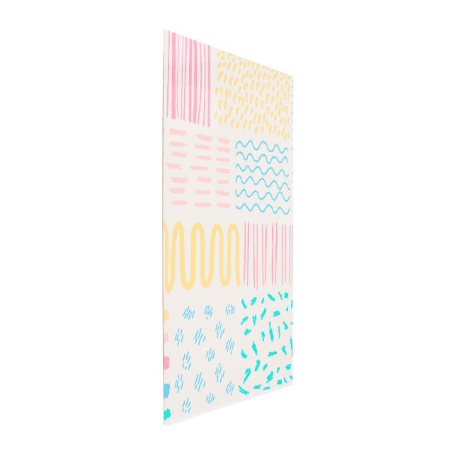 Pattern lines metal print (3/4)