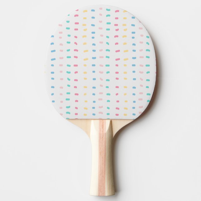 Pattern lines ping pong paddle (Front)