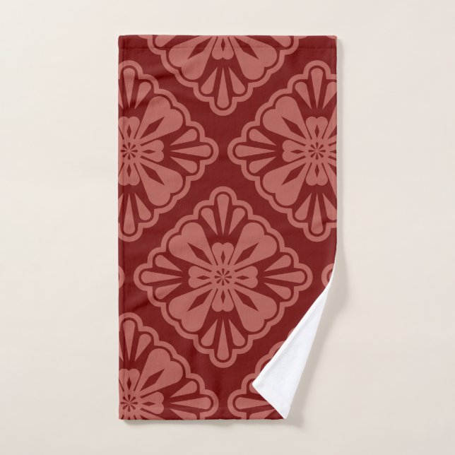 Pattern Modern Stylish Geometric Trendy      Hand Towel (Hand Towel)