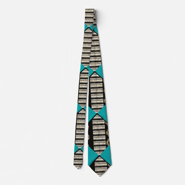 Pattern  neck tie (Back)