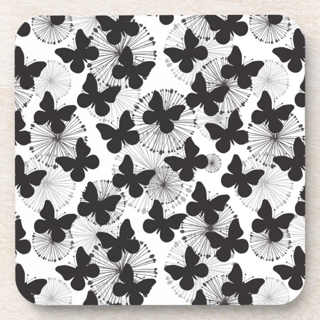 pattern of a butterfly coaster (Front)