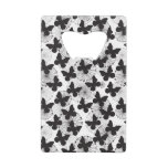 pattern of a butterfly credit card bottle opener