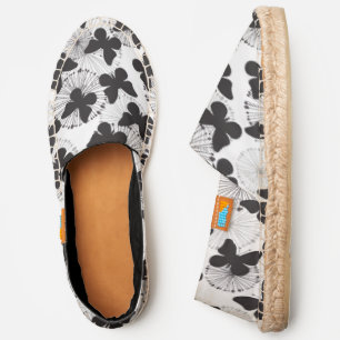 pattern of a butterfly espadrilles