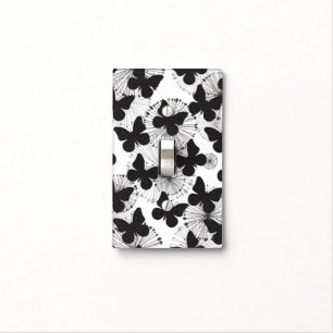 pattern of a butterfly light switch cover