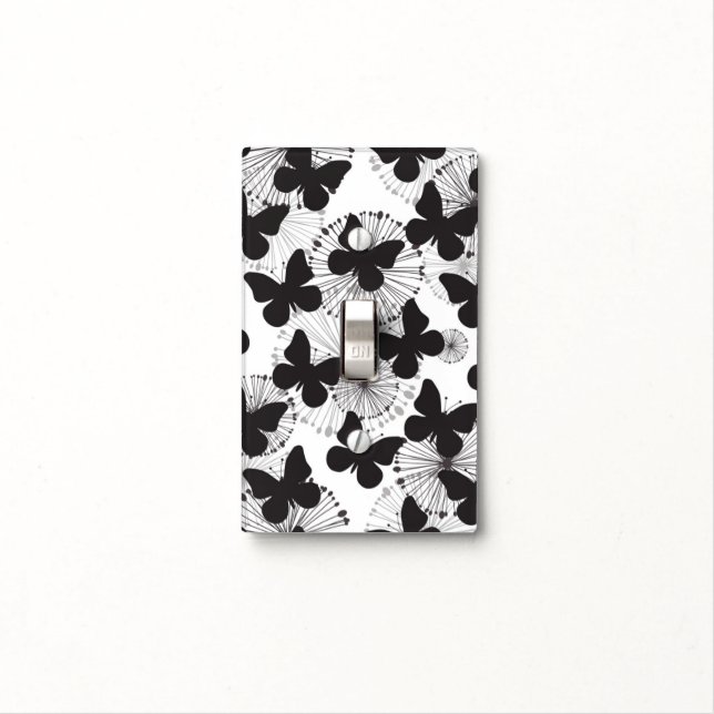 pattern of a butterfly light switch cover (In Situ)