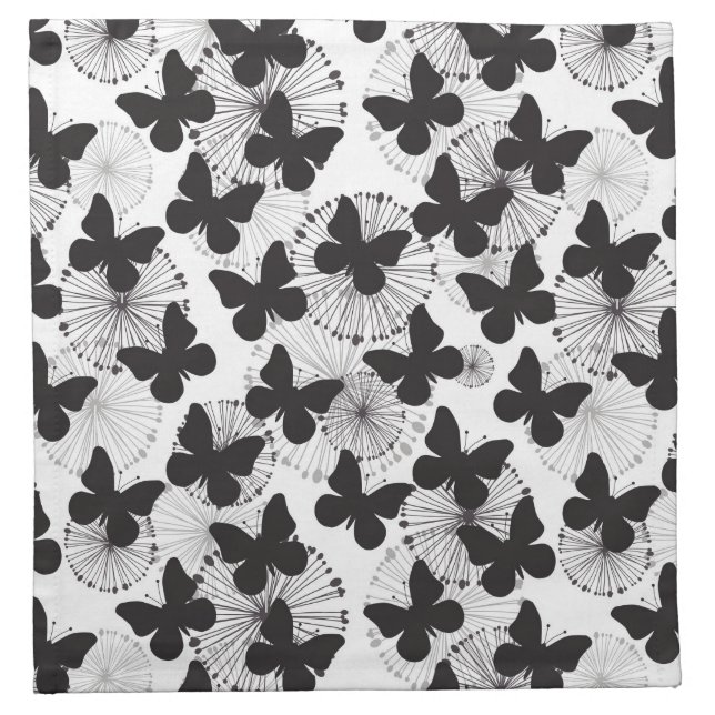 pattern of a butterfly napkin (Front)