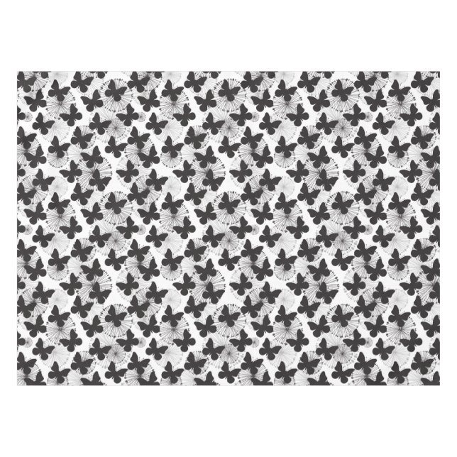 pattern of a butterfly tablecloth (Front (Horizontal))