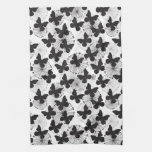 pattern of a butterfly towel