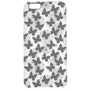 pattern of a butterfly clear iPhone 6 plus case