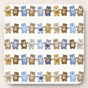 pattern of a toy teddy bear coaster