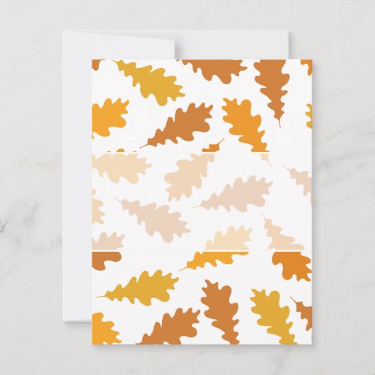 Pattern of Autumn Leaves. (Front)