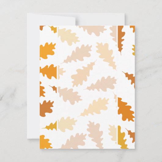 Pattern of Autumn Leaves. (Back)