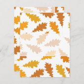 Pattern of Autumn Leaves. (Front/Back)