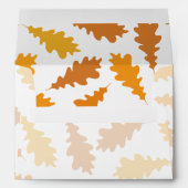 Pattern of Autumn Leaves. Envelope (Back (Bottom))
