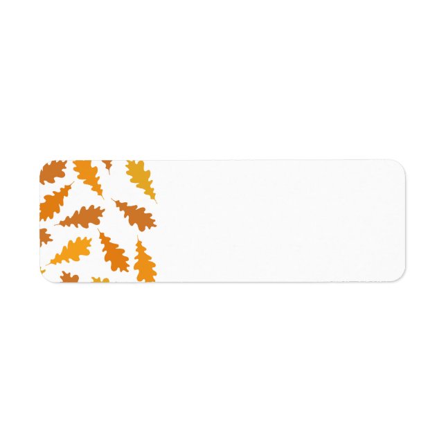 Pattern of Autumn Leaves. Label (Front)