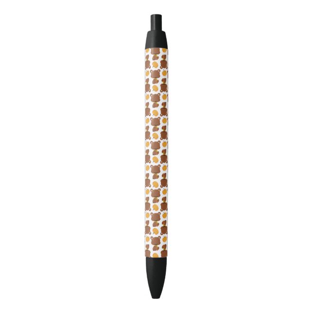 Pattern Of Bears, Cute Bears, Fall, Pumpkins Pen (Front Vertical)