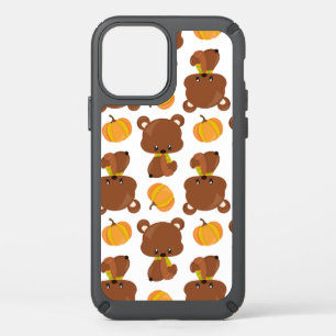 Pattern Of Bears, Cute Bears, Fall, Pumpkins Speck iPhone 12 Case
