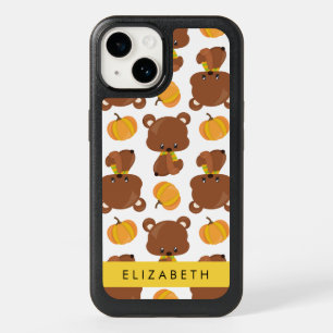 Pattern Of Bears, Cute Bears, Pumpkin, Your Name OtterBox iPhone 14 Case