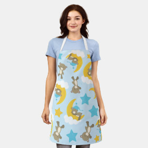Pattern Of Bears, Cute Bears, Teddy Bears, Stars Apron