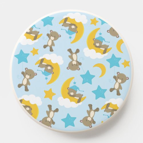 Pattern Of Bears Cute Bears Teddy Bears Stars PopSocket