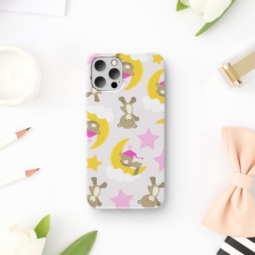 Pattern Of Bears Teddy Bears Cute Bears Stars iPhone 11 Case