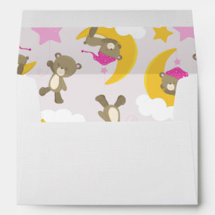 Pattern Of Bears, Teddy Bears, Cute Bears, Stars Envelope