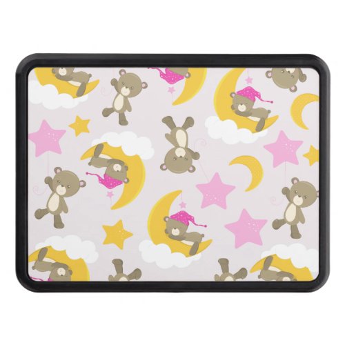 Pattern Of Bears Teddy Bears Cute Bears Stars Hitch Cover