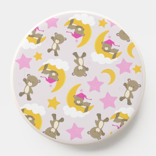 Pattern Of Bears Teddy Bears Cute Bears Stars PopSocket