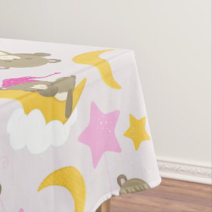 Pattern Of Bears, Teddy Bears, Cute Bears, Stars Tablecloth