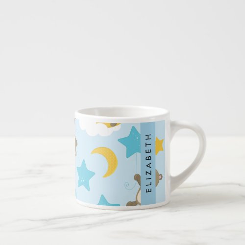Pattern Of Bears Teddy Bears Stars Your Name Espresso Cup