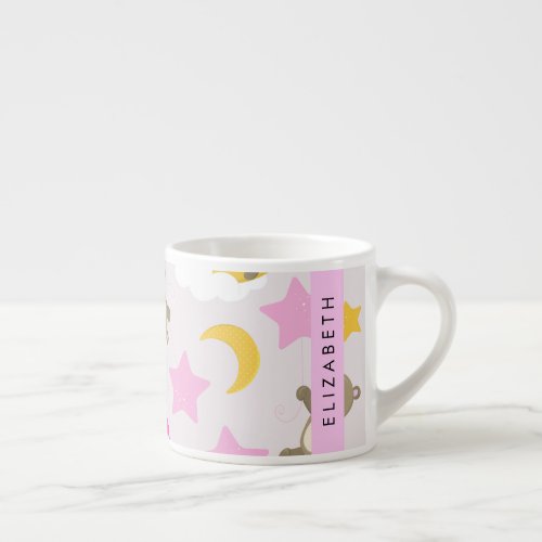Pattern Of Bears Teddy Bears Stars Your Name Espresso Cup