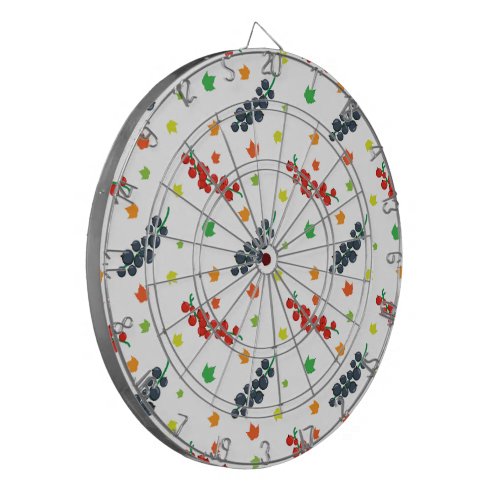 Pattern Of Berries Redberry Blueberry Fruit Dart Board