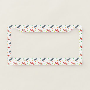 Pattern Of Berries, Redberry, Blueberry, Fruit License Plate Frame
