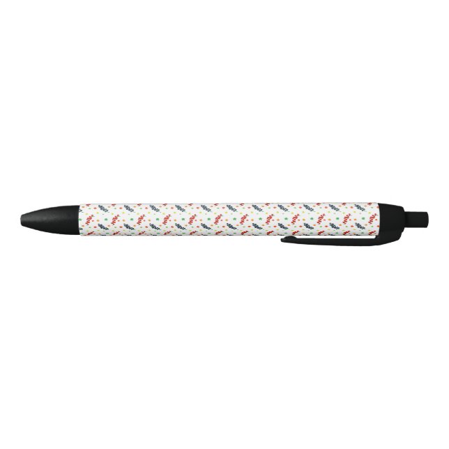 Pattern Of Berries, Redberry, Blueberry, Fruit Pen (Bottom)