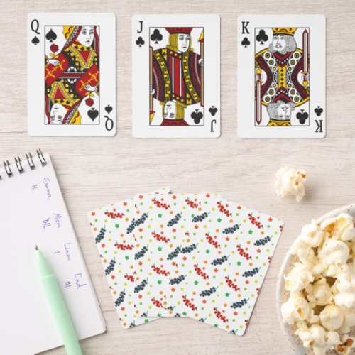 Pattern Of Berries Redberry Blueberry Fruit Pinochle Cards