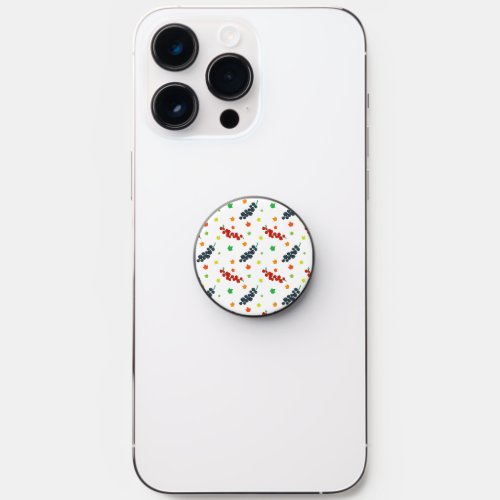 Pattern Of Berries Redberry Blueberry Fruit PopSocket