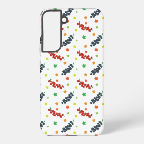 Pattern Of Berries Redberry Blueberry Fruit Samsung Galaxy S22 Case