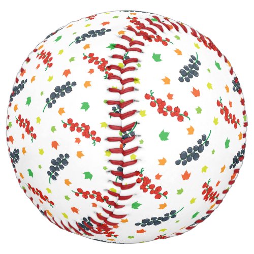 Pattern Of Berries Redberry Blueberry Fruit Softball